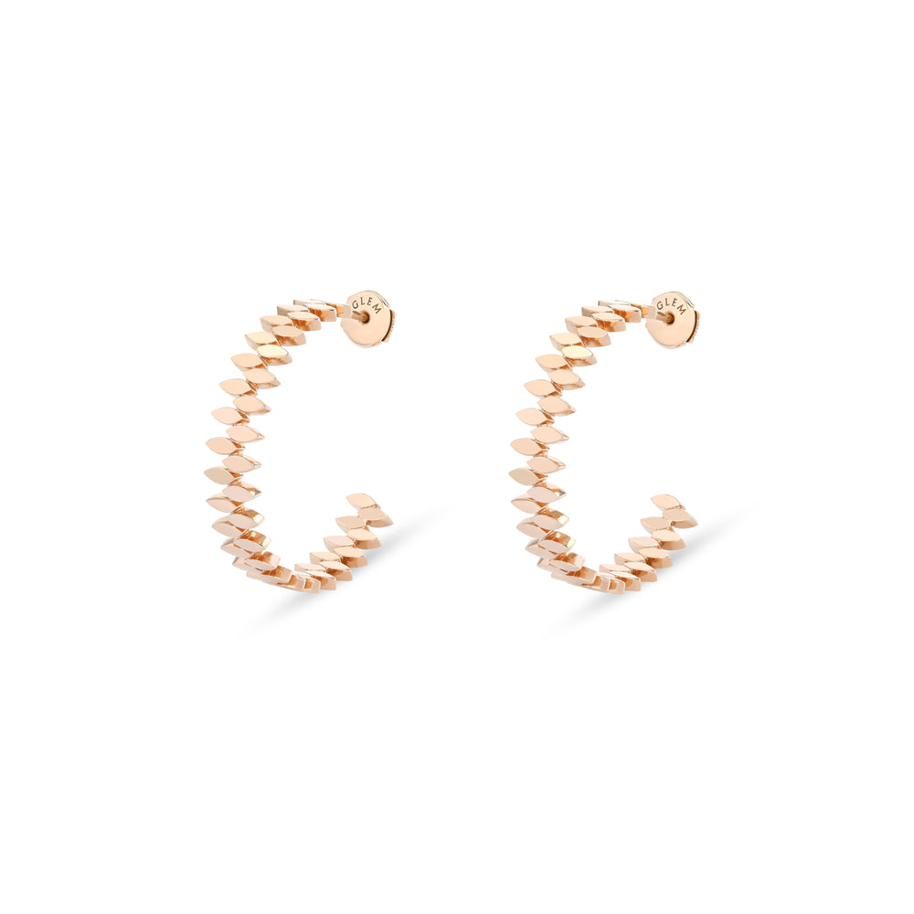 Golden Ophidia Earrings, Large