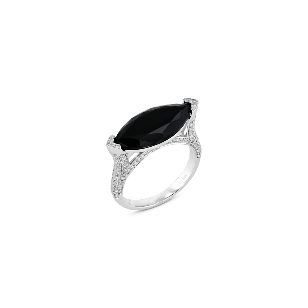 Ophidia Onyx Wide Ring