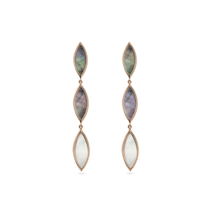 Ophidia Long Earrings - Multicolored